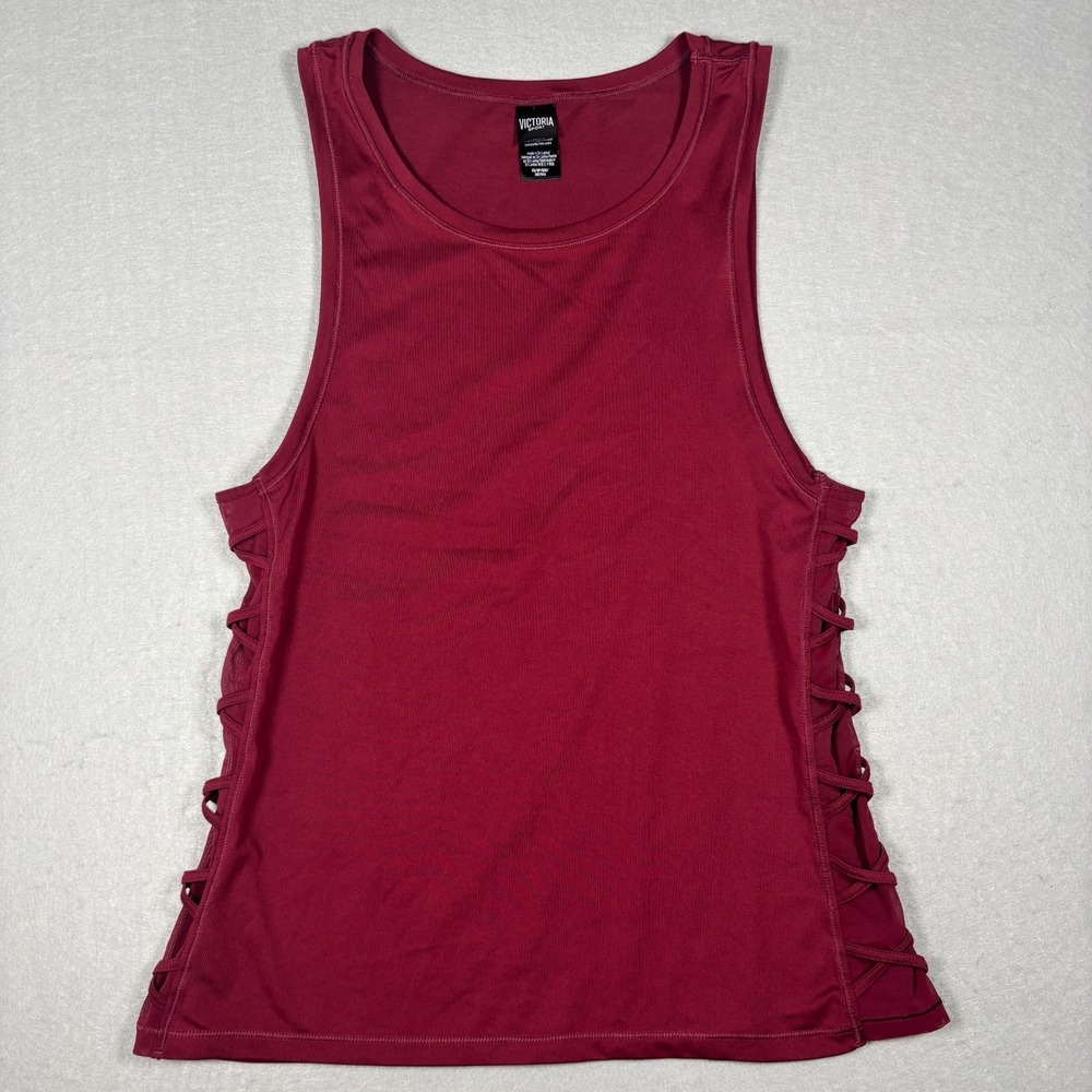 Victoria's Secret Victoria Sport Womens‎ Tank Top Burgundy Size XS Athletic